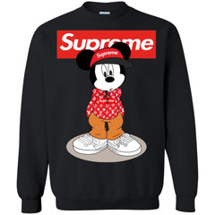 Supreme Mickey Mouse T-shirt Crewneck Pullover Sweatshirt Crewneck Pullover Sweatshirt - parenttees