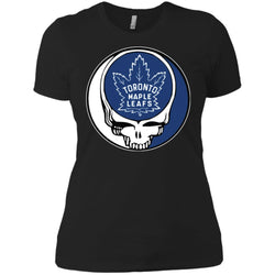 Toronto Maple Leafs Grateful Dead Steal Your Face Hockey Nhl Shirts Women Cotton T-Shirt