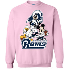 Mickey Mouse Los Angeles Rams American Football Nfl Sports Shirt Crewneck Pullover Sweatshirt Crewneck Pullover Sweatshirt - parenttees