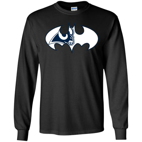 We Are The Los Angeles Rams Batman Nfl Mashup Men Long Sleeve Shirt Black / S Men Long Sleeve Shirt - parenttees