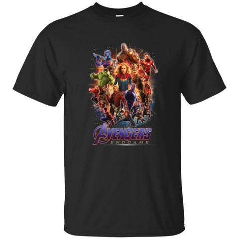 Marvel Avengers  Endgame Men Cotton T-Shirt Black / S Men Cotton T-Shirt - parenttees