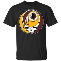 Washington Redskins Grateful Dead Steal Your Face Football Nfl Shirts Men Cotton T-Shirt Men Cotton T-Shirt - parenttees