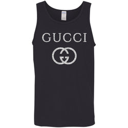 Vintage Gucci Logo Inspired Men Cotton Tank