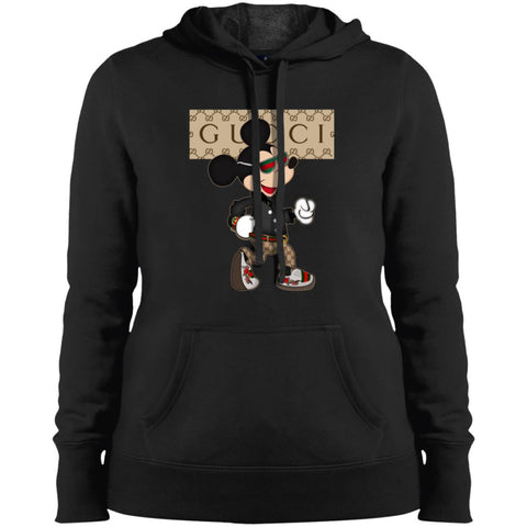 Gucci Shirt Mickey Mouse T-shirt Women Hooded Sweatshirt Black / X-Small Women Hooded Sweatshirt - parenttees