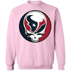 Houston Texans Grateful Dead Steal Your Face Football Nfl Shirts Crewneck Pullover Sweatshirt Crewneck Pullover Sweatshirt - parenttees