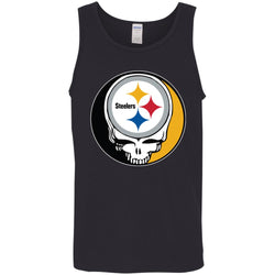 Pittsburgh Steelers Grateful Dead Steal Your Face Football Nfl Shirts Men Cotton Tank