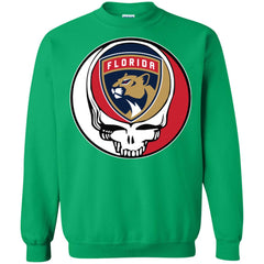 Florida Panthers Grateful Dead Steal Your Face Hockey Nhl Shirts Crewneck Pullover Sweatshirt Crewneck Pullover Sweatshirt - parenttees