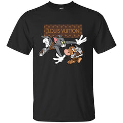 Louis Vuitton Cartoon Tom And Jerry T-shirt Men Cotton T-Shirt Men Cotton T-Shirt - parenttees