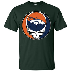 Denver Broncos Grateful Dead Steal Your Face Football Nfl Shirts Men Cotton T-Shirt Men Cotton T-Shirt - parenttees