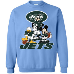 Mickey Mouse New York Jets American Football Nfl Sports Shirt Crewneck Pullover Sweatshirt Crewneck Pullover Sweatshirt - parenttees