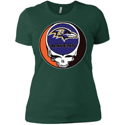 Baltimore Ravens Grateful Dead Steal Your Face Football Nfl Shirts Women Cotton T-Shirt