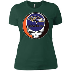 Baltimore Ravens Grateful Dead Steal Your Face Football Nfl Shirts Women Cotton T-Shirt Women Cotton T-Shirt - parenttees