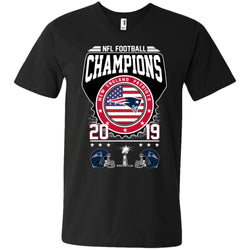 Nfl – Football Champions New England Patriots Super Bowl 2019 Men V-Neck T-Shirt