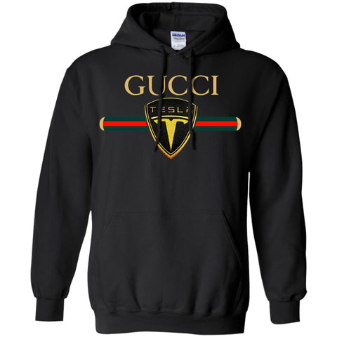 Gucci Tesla T-shirt Pullover Hoodie Sweatshirt Black / S Pullover Hoodie Sweatshirt - parenttees