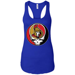 Ottawa Senators Grateful Dead Steal Your Face Hockey Nhl Shirts Women Tank Top Women Tank Top - parenttees