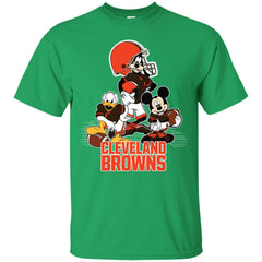 Mickey Mouse Cleveland Browns American Football Nfl Sports Shirt Men Cotton T-Shirt Men Cotton T-Shirt - parenttees