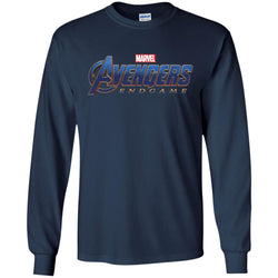 Marvel Avengers Endgame Movie Logo Graphic Men Long Sleeve Shirt