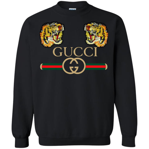 Gucci Tiger Love T-shirt Crewneck Pullover Sweatshirt Black / S Crewneck Pullover Sweatshirt - parenttees