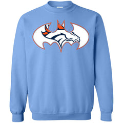 We Are The Denver Broncos Batman Nfl Mashup Crewneck Pullover Sweatshirt Crewneck Pullover Sweatshirt - parenttees