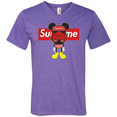 Supreme Robot Mickey Hot T-shirt Men V-Neck T-Shirt Men V-Neck T-Shirt - parenttees