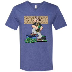 Gucci Cartoon T-shirt Men V-Neck T-Shirt Men V-Neck T-Shirt - parenttees