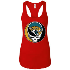 Jacksonville Jaguars Grateful Dead Steal Your Face Football Nfl Shirts Women Tank Top Women Tank Top - parenttees