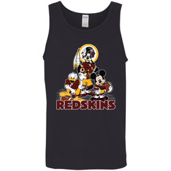 Mickey Mouse Washington Redskins American Football Nfl Sports Shirt Men Cotton Tank