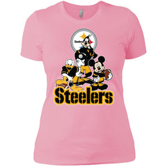 Mickey Mouse Pittsburgh Steelers American Football Nfl Sports Shirt Women Cotton T-Shirt Women Cotton T-Shirt - parenttees