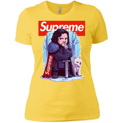 Supreme Game Of Thrones T-shirt Women Cotton T-Shirt Women Cotton T-Shirt - parenttees