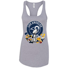 Los Angeles Rams Super Bowl 2019 Mickey Minnie Mouse Donald Daisy Duck Football Nfl Women Tank Top Women Tank Top - parenttees