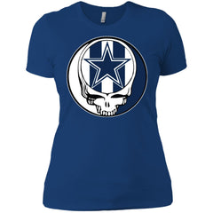 Dallas Cowboys Grateful Dead Steal Your Face Football Nfl Shirts Women Cotton T-Shirt Women Cotton T-Shirt - parenttees