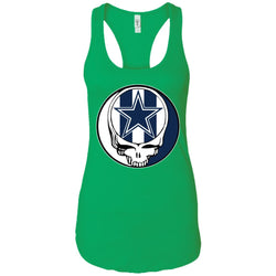 Dallas Cowboys Grateful Dead Steal Your Face Football Nfl Shirts Women Tank Top