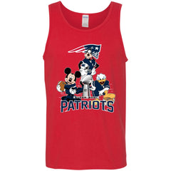 Nfl - New England Patriots Donald Duck Goofy Mickey Mouse Super Bowl 2019 Football Men Cotton Tank Men Cotton Tank - parenttees