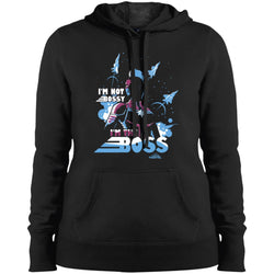 Captain Marvel I'm The Boss Space Blue Red Women Hooded Sweatshirt