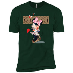 Couple Gucci Minnie Tshirt Valentine's Day Men Short Sleeve T-Shirt Men Short Sleeve T-Shirt - parenttees