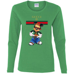 Gucci Logo Mickey Gift Trending T-shirt Women Long Sleeve Shirt Women Long Sleeve Shirt - parenttees