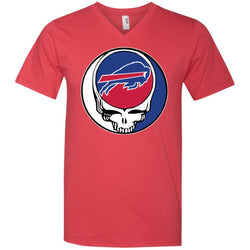 Buffalo Bills Grateful Dead Steal Your Face Football Nfl Shirts Men V-Neck T-Shirt