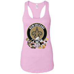 Nfl – New Orleans Saints Super Bowl 2019 Mickey Mouse Minnie Mouse Donald Duck Daisy Duck Football Women Tank Top Women Tank Top - parenttees