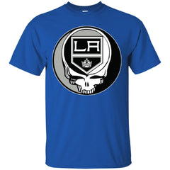 Los Angeles Kings Grateful Dead Steal Your Face Hockey Nhl Shirts Men Cotton T-Shirt Men Cotton T-Shirt - parenttees