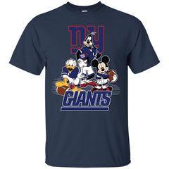 Mickey Mouse New York Giants American Football Nfl Sports Shirt Men Cotton T-Shirt Men Cotton T-Shirt - parenttees