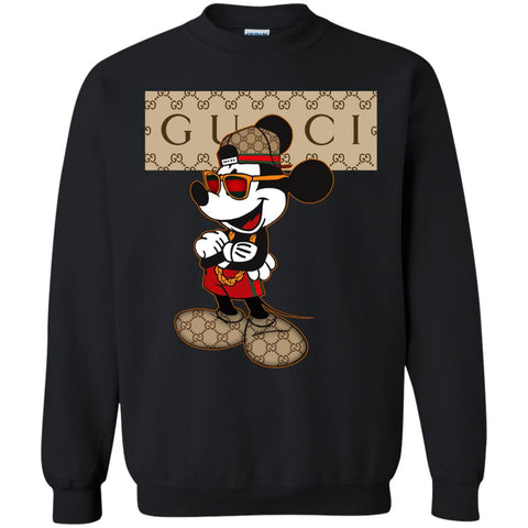 Gucci Mickey T-shirt So Baby Shirt Crewneck Pullover Sweatshirt Black / S Crewneck Pullover Sweatshirt - parenttees