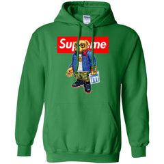 Supreme Bear Style Music T-shirt Pullover Hoodie Sweatshirt Pullover Hoodie Sweatshirt - parenttees