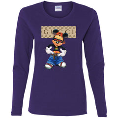 Gucci Logo Shirt Mickey Mouse T-shirt Women Long Sleeve Shirt Women Long Sleeve Shirt - parenttees