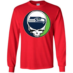 Seattle Seahawks Grateful Dead Steal Your Face Football Nfl Shirts Men Long Sleeve Shirt