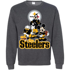 Mickey Mouse Pittsburgh Steelers American Football Nfl Sports Shirt Crewneck Pullover Sweatshirt Crewneck Pullover Sweatshirt - parenttees