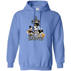 Nfl – New Orleans Saints Donald Duck Goofy Mickey Mouse Super Bowl 2019 Football Pullover Hoodie Sweatshirt Pullover Hoodie Sweatshirt - parenttees