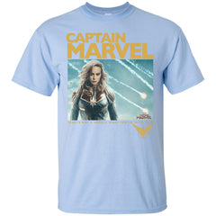 Captain Marvel Vintage Movie Poster Style Men Cotton T-Shirt Men Cotton T-Shirt - parenttees