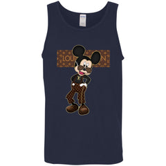 Best Louis Vuitton Mickey Fashion T-shirt Men Cotton Tank Men Cotton Tank - parenttees