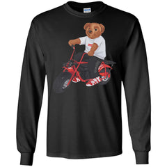 Supreme Bear Moto T-shirt Men Long Sleeve Shirt Men Long Sleeve Shirt - parenttees