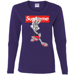 Supreme Rabbit Cute Stylelist T-shirt Women Long Sleeve Shirt Women Long Sleeve Shirt - parenttees